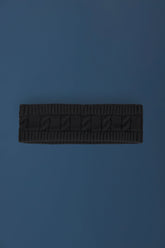 Cable-Knit Headband in Black